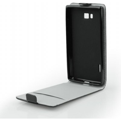 Pouzdro ForCell Slim Flip Flexi Apple iPhone 4 4S černé – Zboží Mobilmania