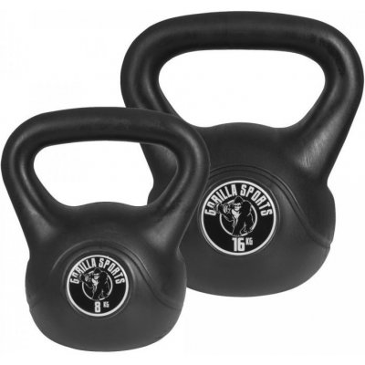 Gorilla Sports Sada kettlebell plast, 24 kg – Zboží Mobilmania