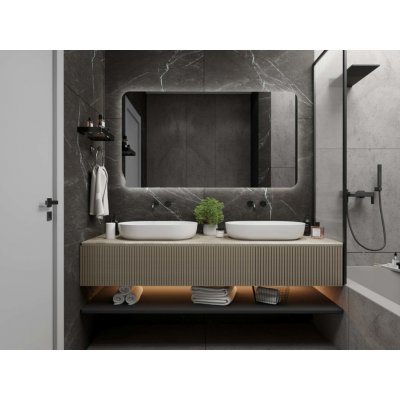 Artalo Atypické LED zrcadlo do koupelny A10 70 x 140 cm – Zboží Mobilmania