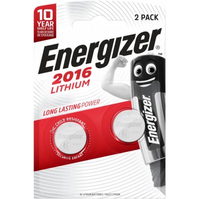 Energizer CR2016 2ks EN-638711 – Zboží Mobilmania
