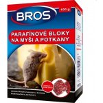 Rodenticid BROS parafínové bloky na myši a potkany 100g – Zbozi.Blesk.cz