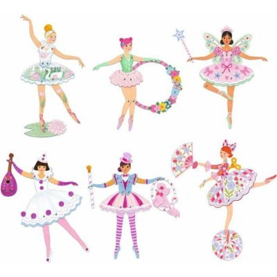 Djeco pohyblivé figurky Jumping Jacks Baletky – Hledejceny.cz