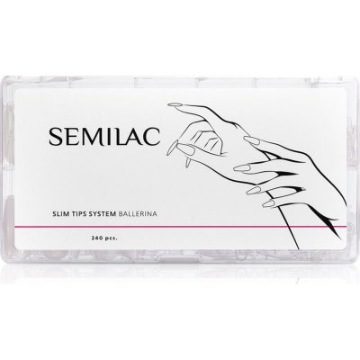 Semilac Slim Tips System umělé nehty typ Ballerina 240 ks – Zbozi.Blesk.cz