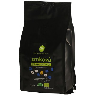 Fairobchod Bio Nikaragua SHG zrnková 0,5 kg – Hledejceny.cz