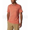 Pánské sportovní tričko Columbia Nelson Poin Polo 1772721849 desert orange