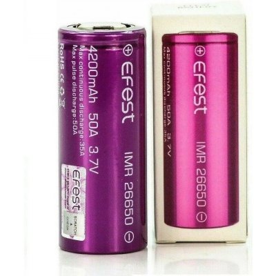 Efest IMR 26650 4200mAh 50A – Zboží Dáma
