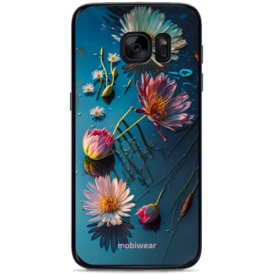 Pouzdro Mobiwear Glossy Samsung Galaxy S7 - G013G Květy na hladině