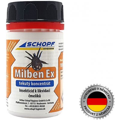 SCHOPF MILBEN EX Tekutý koncentrát k hubení čmelíků, 100ml – Zbozi.Blesk.cz