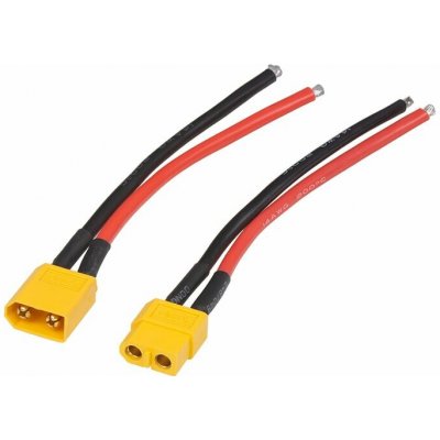 Napájecí konektor XT60 samice+samec, 2-pólový s vodiči | Zboží Auto
