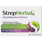 StrepHerbal Černý bez a echinacea 24 pastilek – Hledejceny.cz