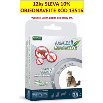 Dr PetCare Max Biocide Collar Obojek proti klíšťatům a blechám pro kočky 42 cm