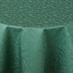 Veba Ubrus GARBO Royal ornament tmavá zelená 140x140 cm – Sleviste.cz