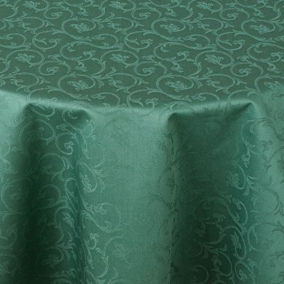 Veba Ubrus GARBO Royal ornament tmavá zelená 140x140 cm – Sleviste.cz