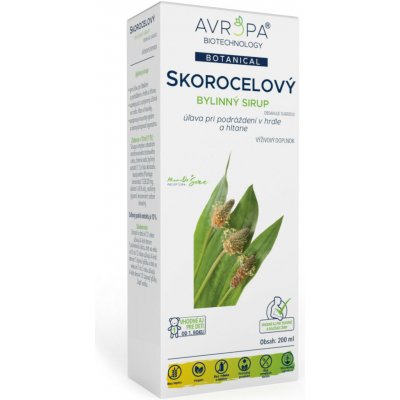 Avropa Jitrocelový bylinný sirup 200 ml – Hledejceny.cz