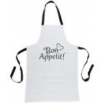 Home Styling Collection Bavlněná zástěra s nápisem 84 x 60 cm bílá – Sleviste.cz