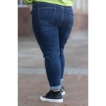 M.SARA Mom Fit džíny BLAIR M990-2 modré – Sleviste.cz