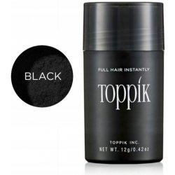 Toppik Hair Building Fibers Zahušťovací vlákna na vlasy a vousy Černá 27 g