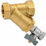 H2O Mosazný šikmý filtr 1/2" Plnoprůtok s odkalovacím ventilem 20.015 44690 – Hledejceny.cz