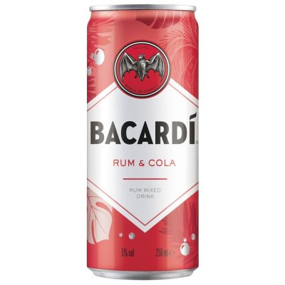 Bacardi & Cola 5% 0,25 l (holá láhev) od 45 Kč - Heureka.cz
