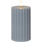 Star trading LED dekorační svíčka FLAMME STRIPE V.15 cm modrá – Hledejceny.cz