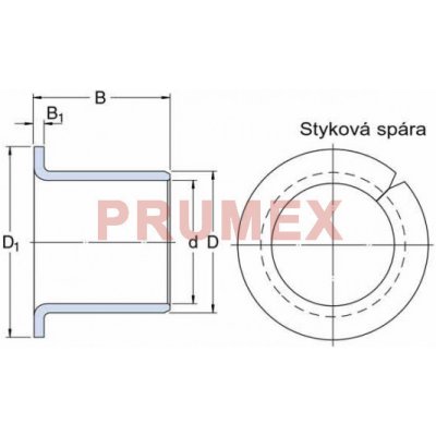 SKF PRMF 303420 pouzdro kluzné přírubové, svinutý bronzový pás – Zbozi.Blesk.cz