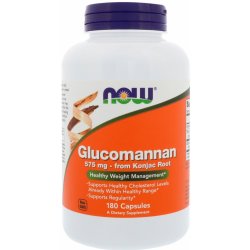 Now Foods Glucomannan 575 mg 180 kapslí