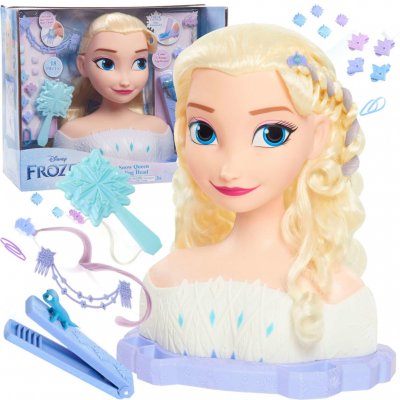 Disney Frozen 2 Elsa ledová královna Stylingová hlava Deluxe – Zbozi.Blesk.cz