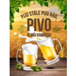 Postershop Plechová cedule: Pivo je můj kamarád - 30x40 cm – Zbozi.Blesk.cz