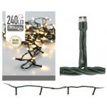 Mat osvětlení vánoční 18m 240LED teplá BÍ venkovní – Zboží Dáma