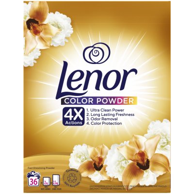 Lenor prášek Color GoldOrch BOX 36 PD – Zbozi.Blesk.cz