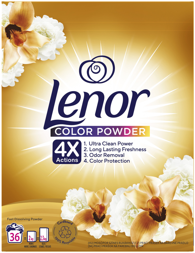 Lenor prášek Color GoldOrch BOX 36 PD