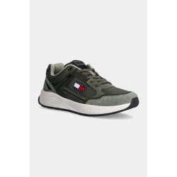 Tommy Jeans TJM Runner Mix Material zelené EM0EM01494