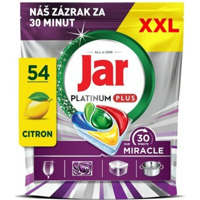 Jar Our 30 Minute Miracle Platinum Plus kapsle do myčky 54 ks – Zboží Mobilmania