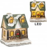 Clayre & Eef Dekorace malinký svítící béžový domek Manon LED - 5*5*6 cm – Hledejceny.cz