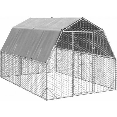 vidaXL venkovní klec se střechou 2,5 x 4 x 2,25 m pozink 3328521 – Hledejceny.cz