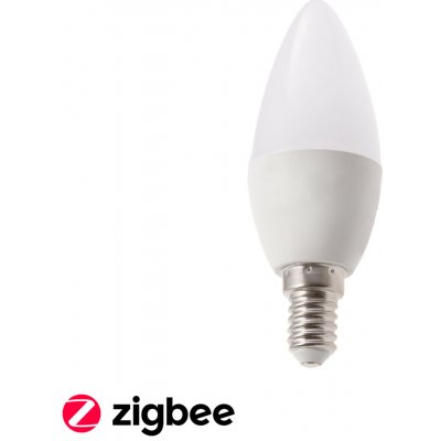 SMART LED žárovka E14 Zigbee RGBCCT ZB5W RGB + Teplá bílá – Hledejceny.cz