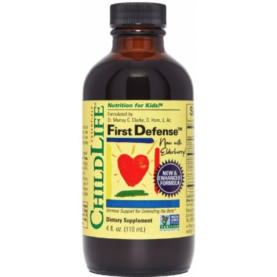 ChildLife Essentials First Defense černý bez 118 ml – Hledejceny.cz