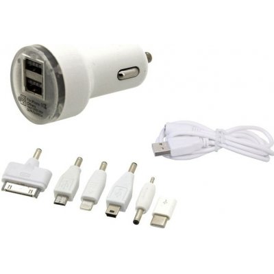 Compass USB nabíječka 12/24V 2100/1000 mA iPhone 5, iPhone 4, micro USB, mini USB, Nokia -