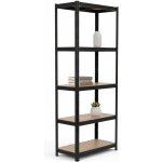 Mamutex Standard Regál 1800 x 750 x 400 mm 5 polic černý – Hledejceny.cz
