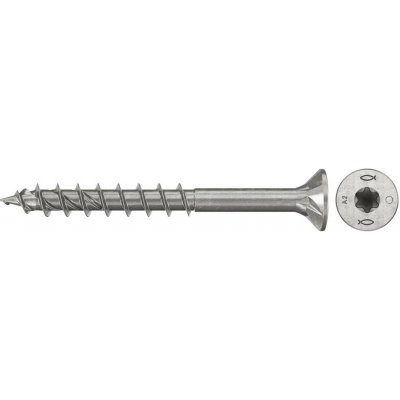 Fischer 574083 šrouby do dřevotřísky 5 mm 45 mm TX Nerezová ocel 200 ks – Hledejceny.cz