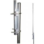 Nástavec na stožár 2m trubka 48/2mm (2x třmen s vinklem), zinek Žár – Zboží Živě