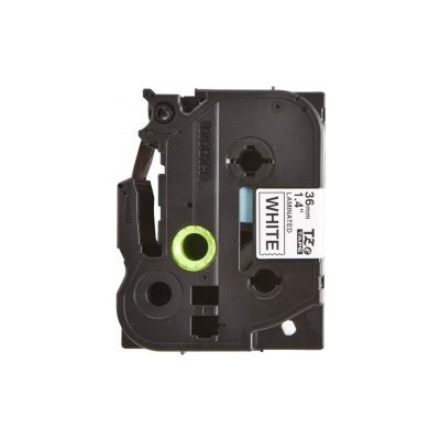 Originální páska pro BROTHER TZE-261 černý tísk/bílý podklad, 36mm – Zboží Živě