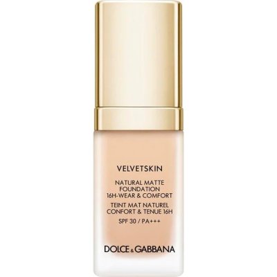 Dolce & Gabbana Matující tekutý make-up Velvetskin Natural Matte Foundation Cameo 30 ml – Zbozi.Blesk.cz