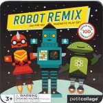 Petit Collage Petitcollage Magnetická hra Roboti poškozená kovová krabička – Hledejceny.cz