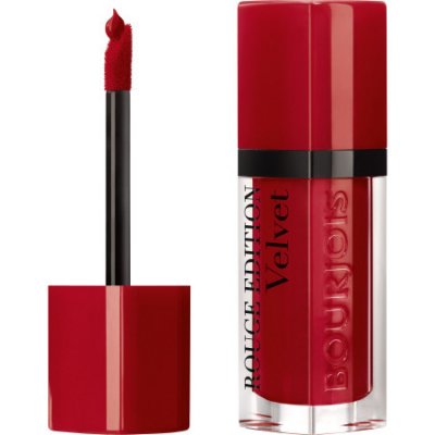 Bourjois Paris Rouge Edition Velvet matná dlouhotrvající rtěnka 15 Red-volution 7,7 ml – Zboží Mobilmania