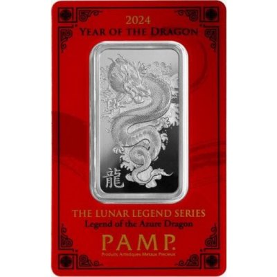 PAMP Lunar Legends Azure Dragon Stříbrný slitek 1 oz