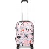 Cestovní kufr Airtex Worldline 809 kočky růžová 30 l