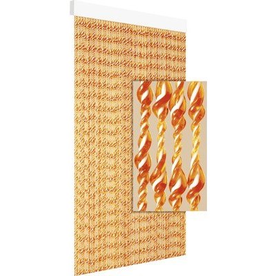 Závěs do dveří EMBER 90x210 cm terra/bílý – Zboží Mobilmania