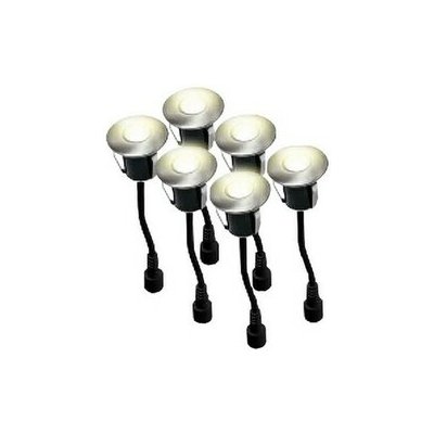svítidlo LED zápustné pr.4,5cm, 0,2W, IP67 (6ks) do dřeva – Hledejceny.cz