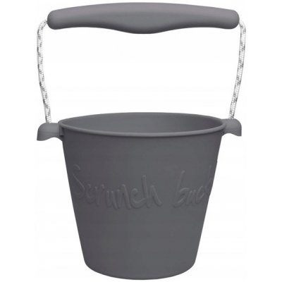Scrunch Skládací kbelík na vodu a písek Šedý – Zboží Mobilmania